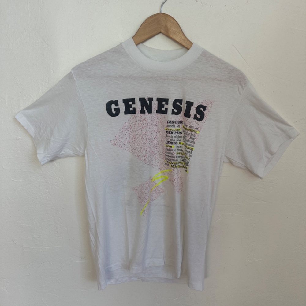 Vintage 1987 Genesis Concert T-Shirt Medium/ Small